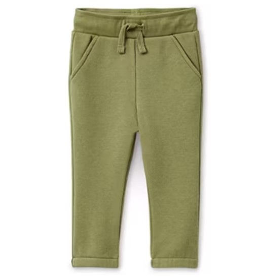Okie Dokie Girls Army GreenJogger Pants with Drawstring Waist