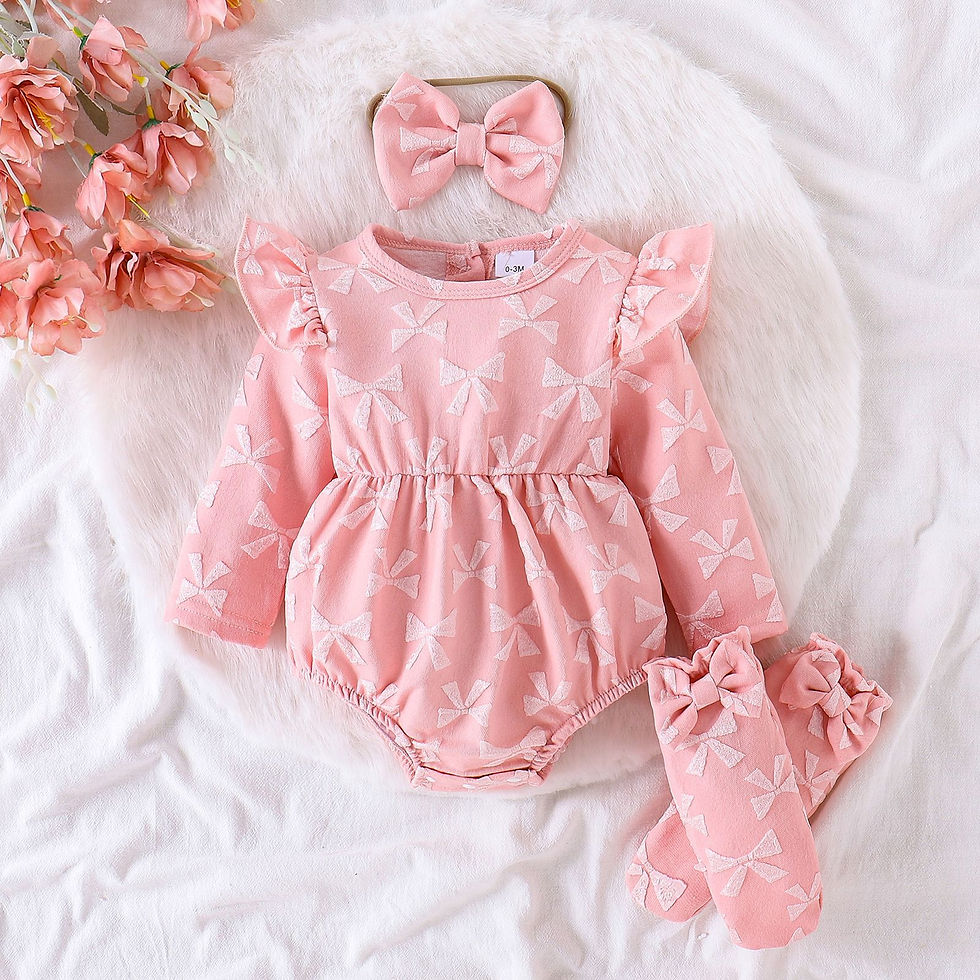 Thumbnail: Rosie Bloom Textured Baby Romper