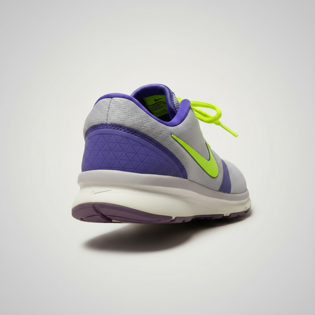 Thumbnail: Nike Gray and Purple Running Shoes
