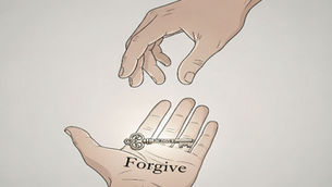 Illustration of a hand offering a key symbolising forgiveness, representing the power of a true apology.