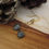 Thumbnail: Pyrite Earrings. Hearts, Gold Plated