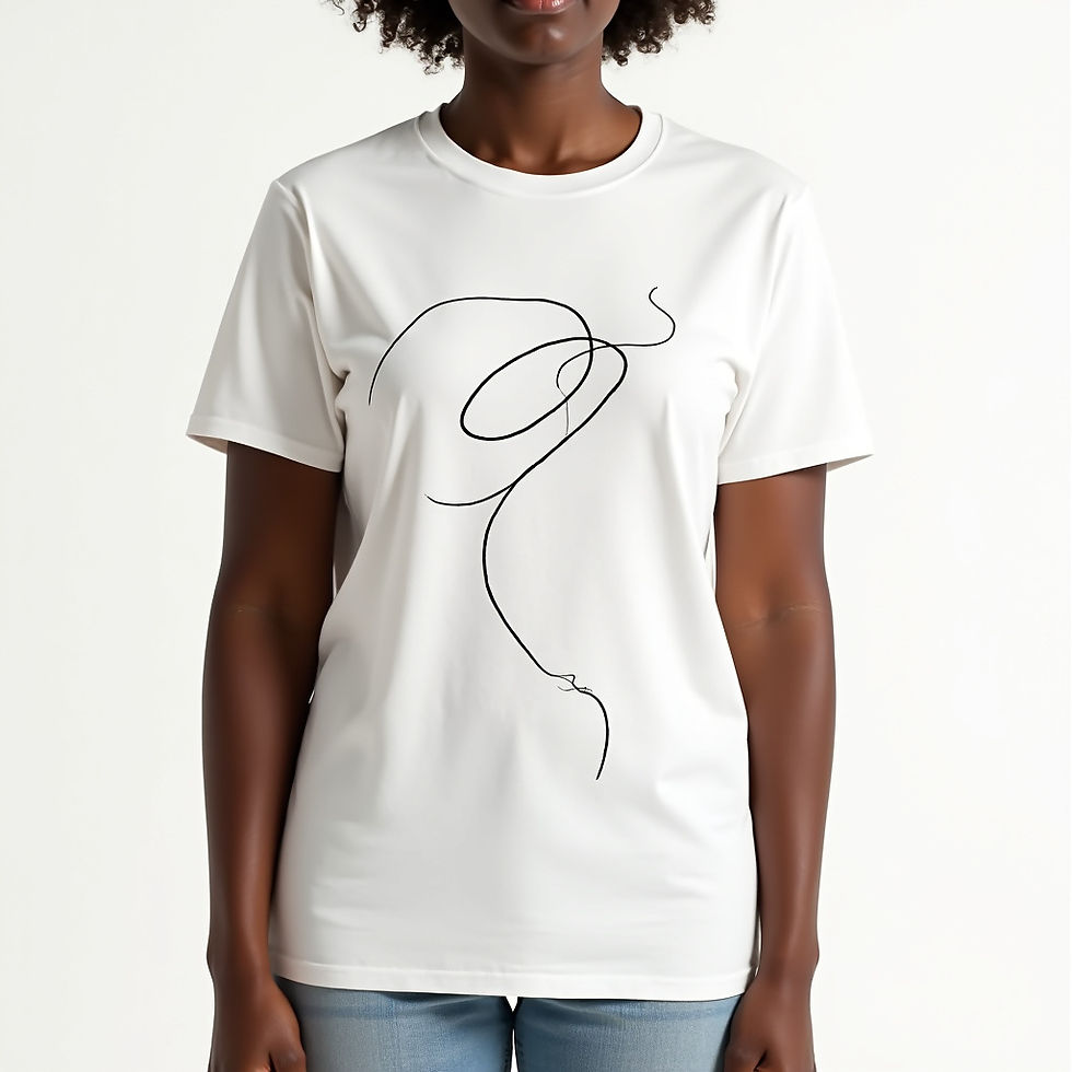 Abstract Line Art Tee