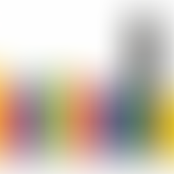 Colorful bar chart on a white background with yellow, magenta, teal, and one tall black bar, suggesting data comparison