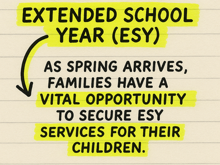 Why Now Is the Time to Understand Extended School Year (ESY)