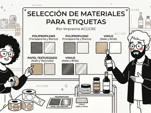 Materiales para etiquetas: cómo elegir bien
