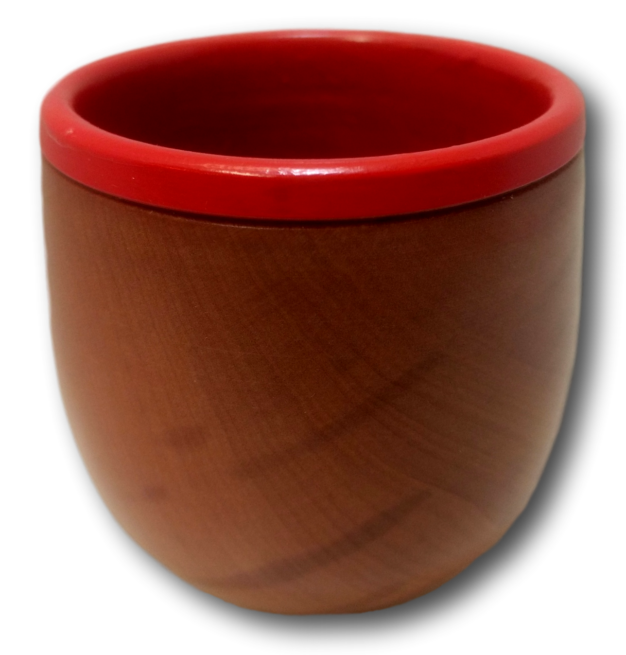 Med Red Painted Pot Myrtle