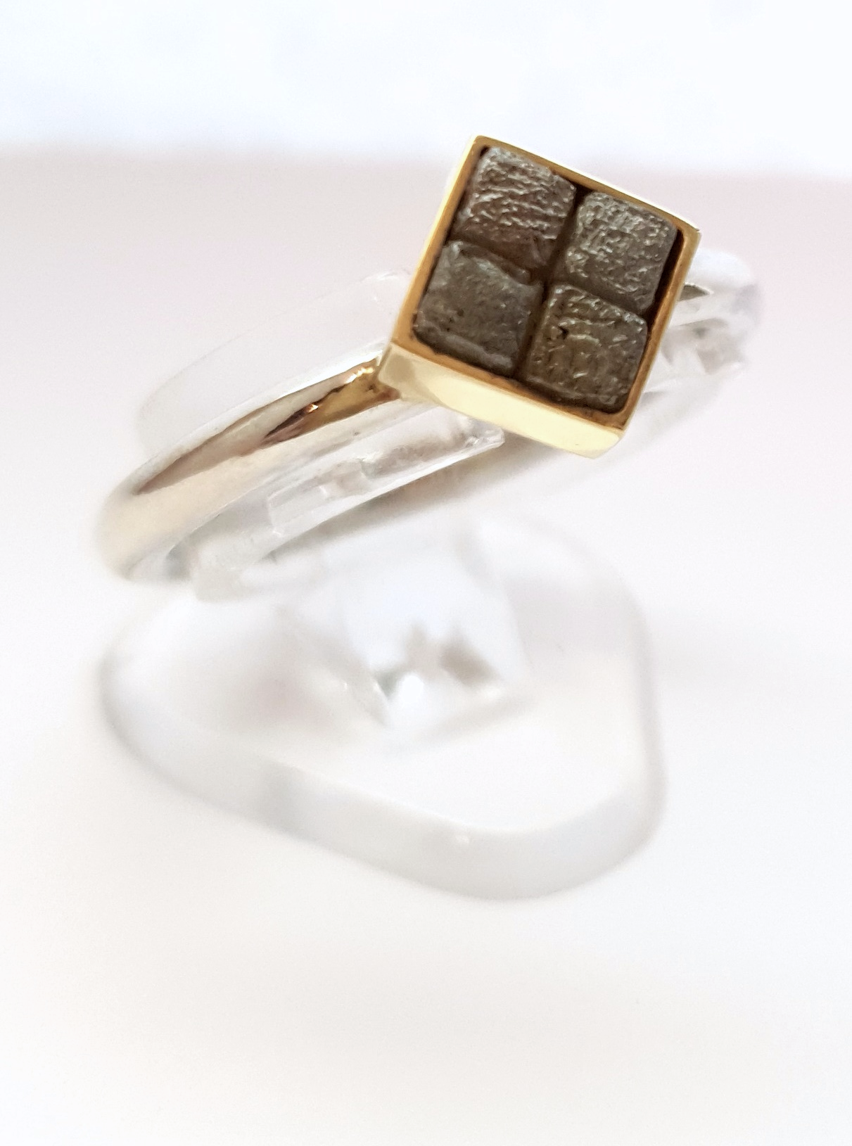4 Square Raw Diamonds