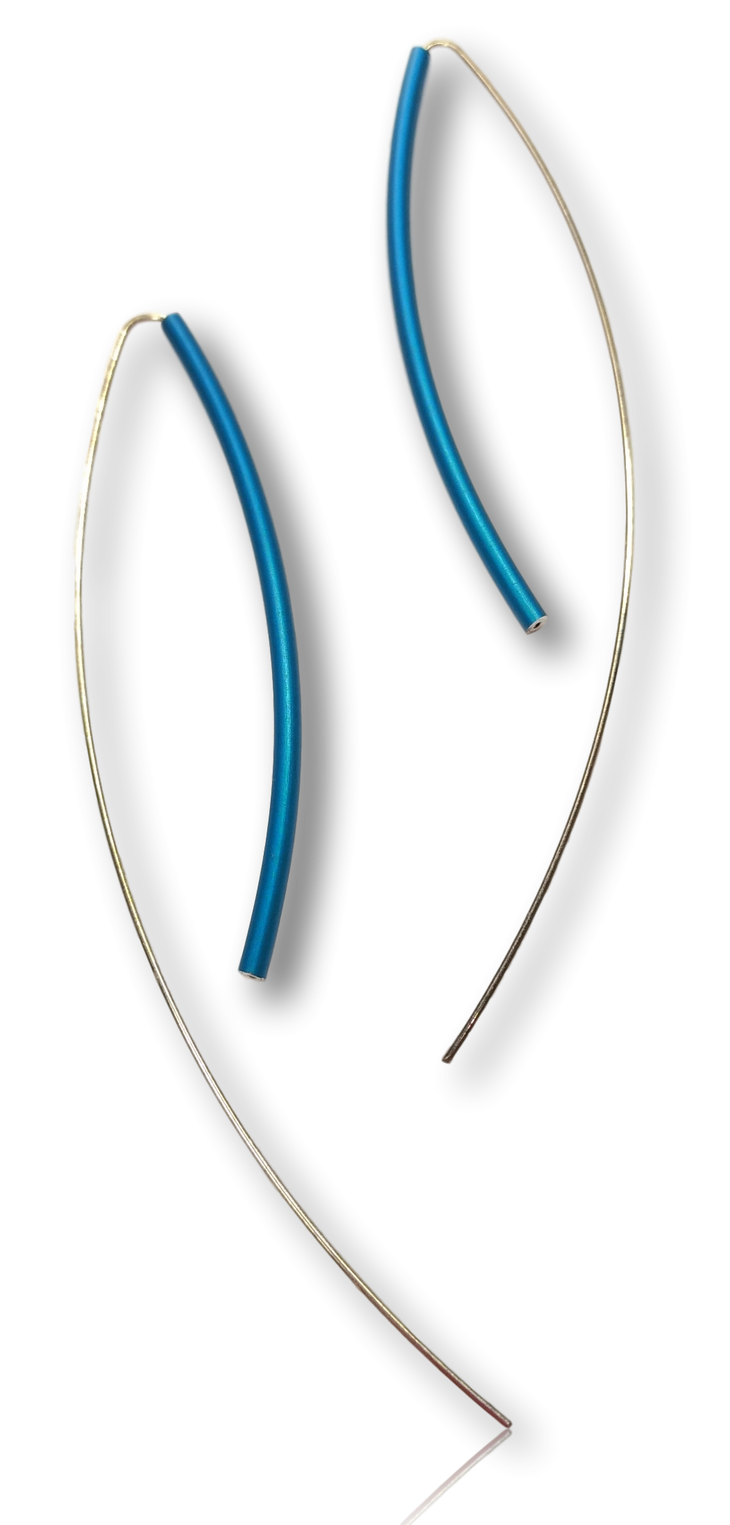 Bold Bird Parrot earrings Aqua
