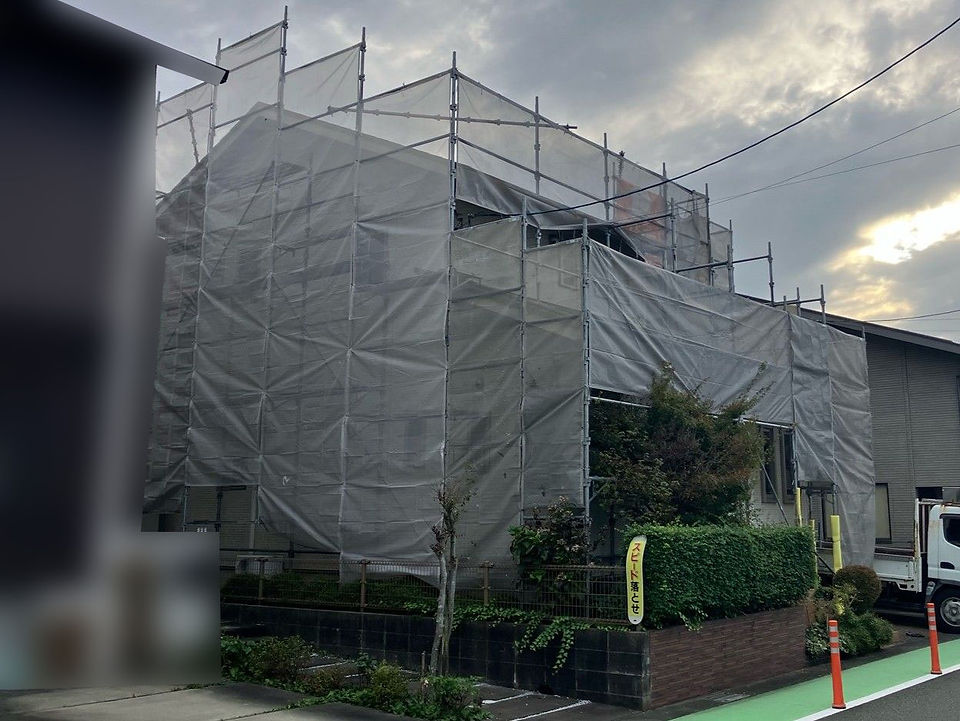 足場工事　足場仮設