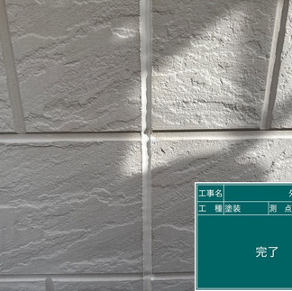 熊本　外壁塗装工事　シーリング　施工後