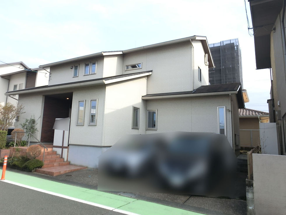 熊本県菊池郡菊陽町　外壁屋根塗装工事　施工前