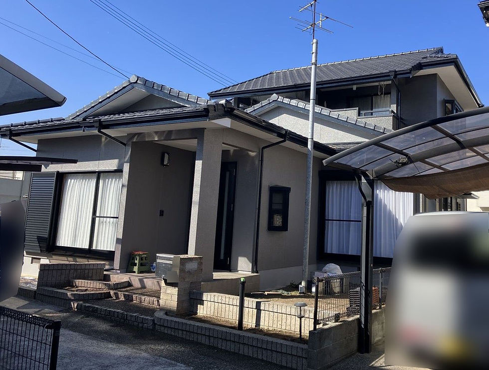 熊本市中央区帯山 外壁塗装工事、屋根葺き替え工事 施工後