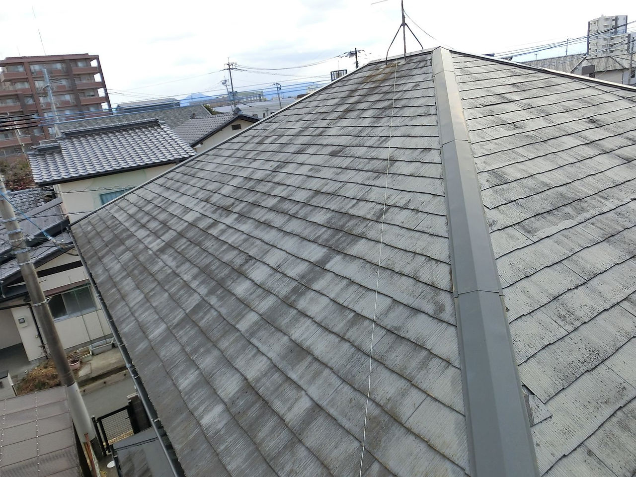 屋根塗装工事　施工前