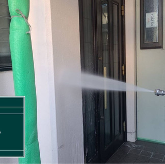 熊本　外壁塗装工事　バイオ高圧洗浄