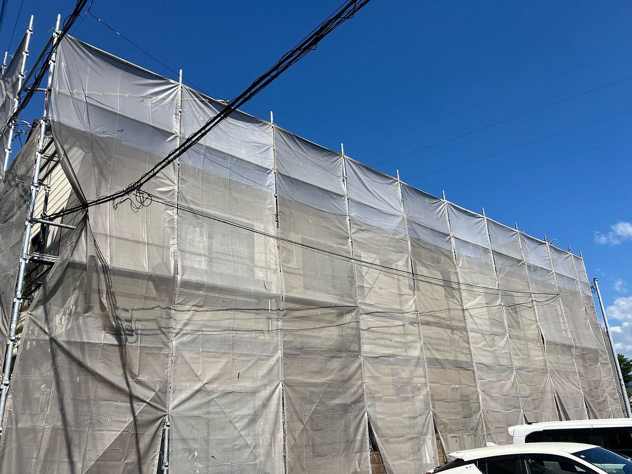 足場工事　足場仮設
