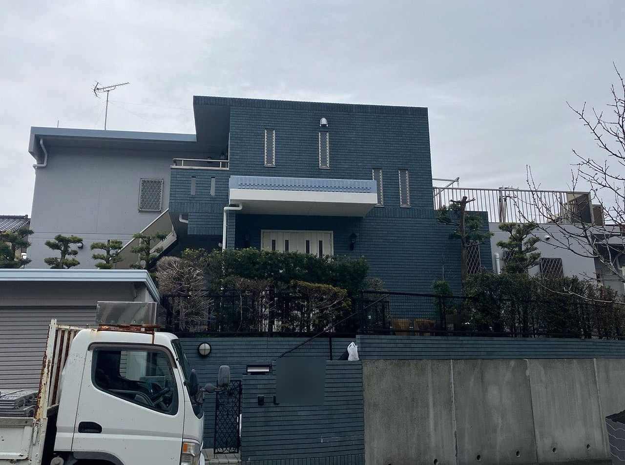外壁塗装工事、防水工事　施工後