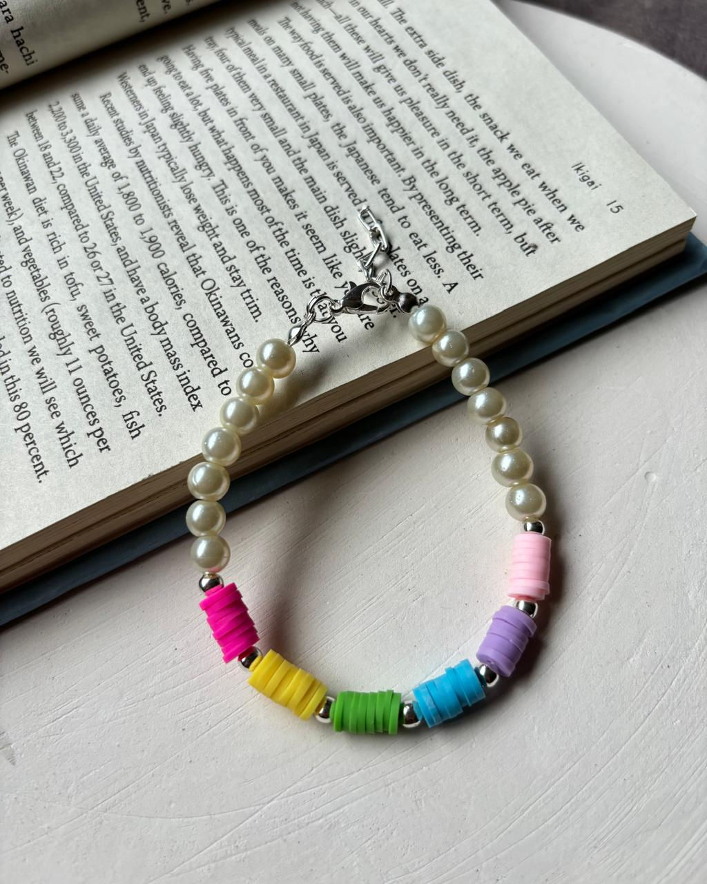 Pearl Fimo Bracelet