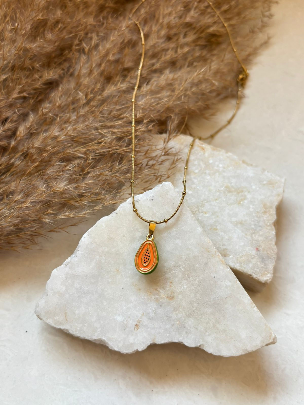 Papaya Pop Necklace
