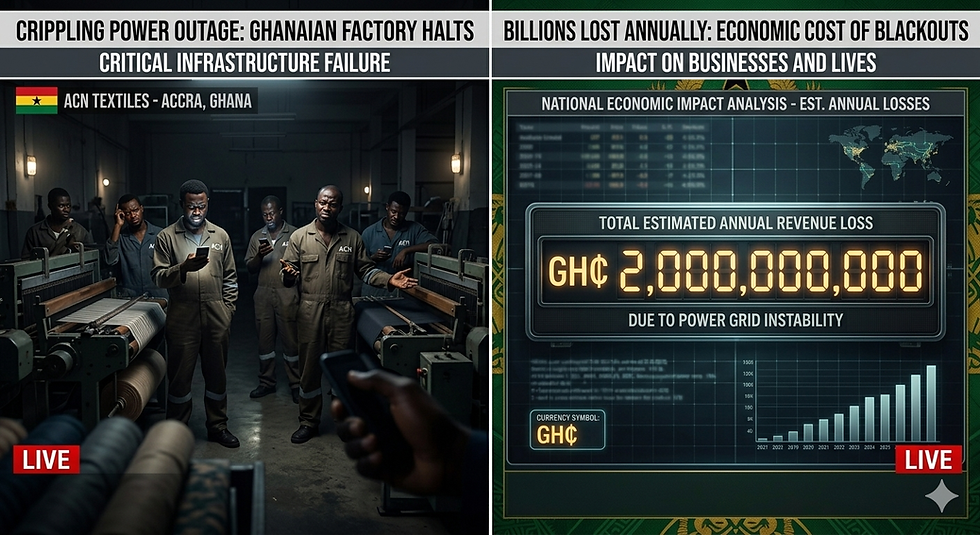 Africa's $2 Billion Power Crisis: Ghana's ECG Is Running Out of Excuses