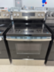 30 in. 5 Burner Element Free-Standing Electric Range Stainless w/ AirFry