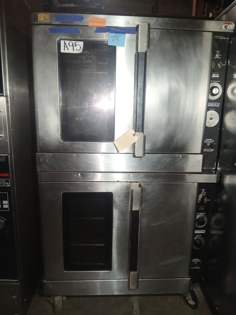 HOBART DOUBLE STACK OVEN