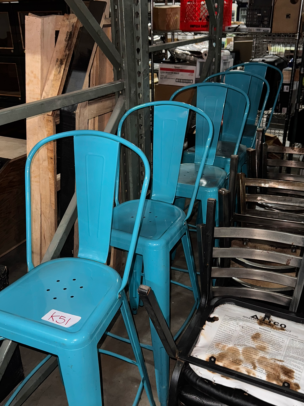 Thumbnail: Tall Outdoor Bar Chairs