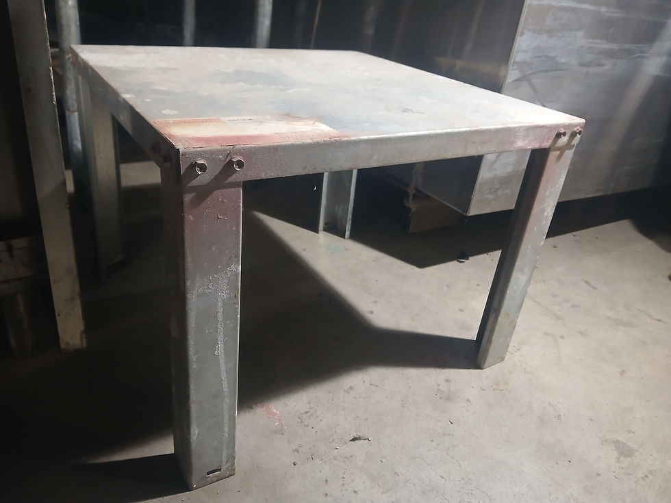 Thumbnail: Square Stainless Steel Tables