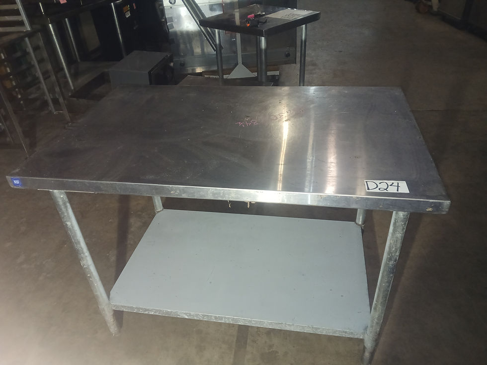 Thumbnail: STAINLESS STEEL TABLE MEDIUM