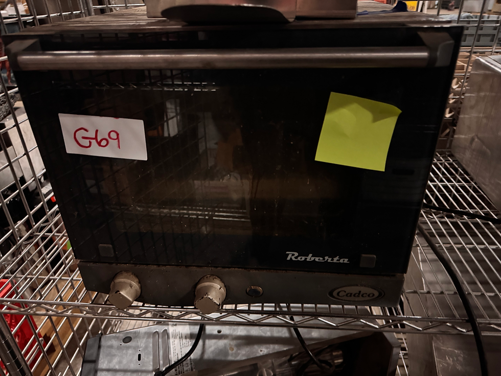 Thumbnail: Cadco Roberta Cadco Roberta commercial countertop convection oven