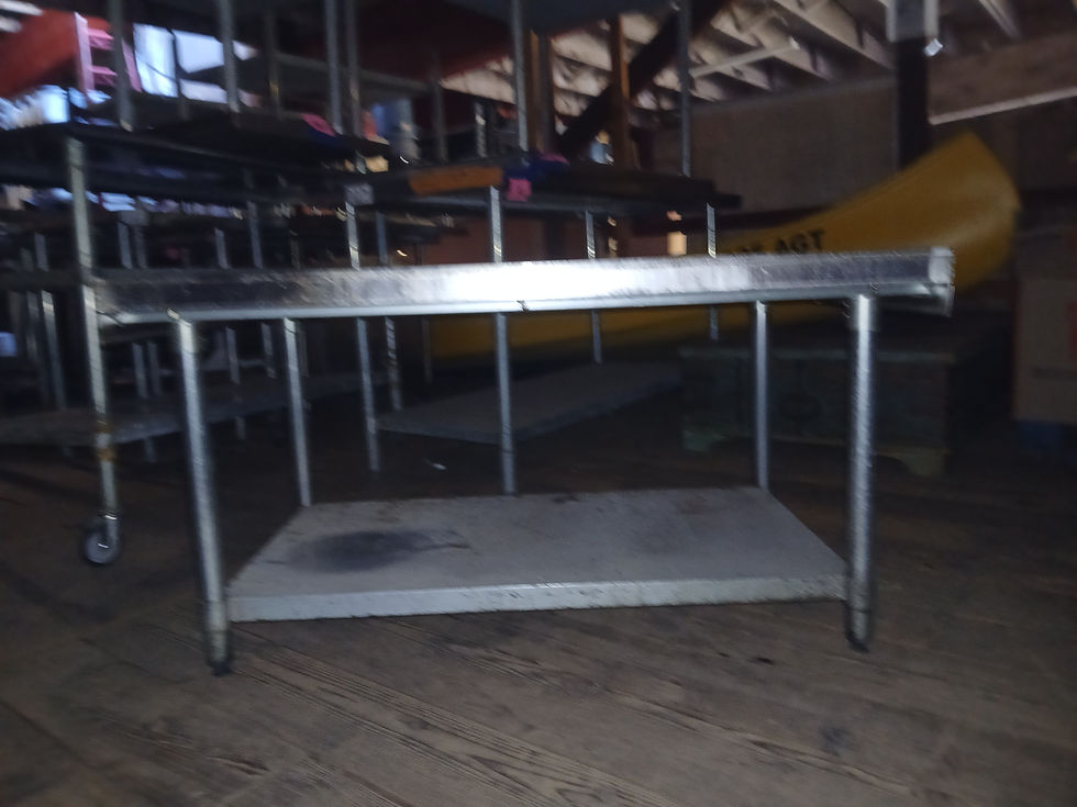 Thumbnail: STAINLESS STEEL EQUIPMENT TABLE