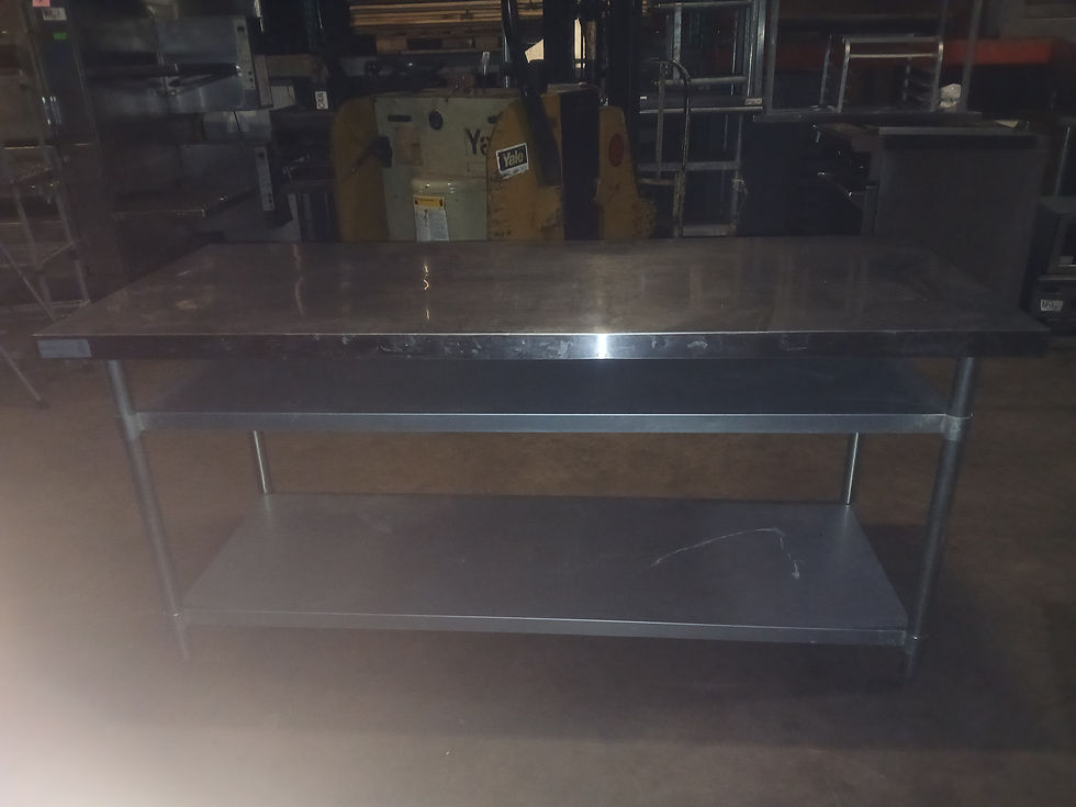 Thumbnail: STAINLESS STEEL TABLE