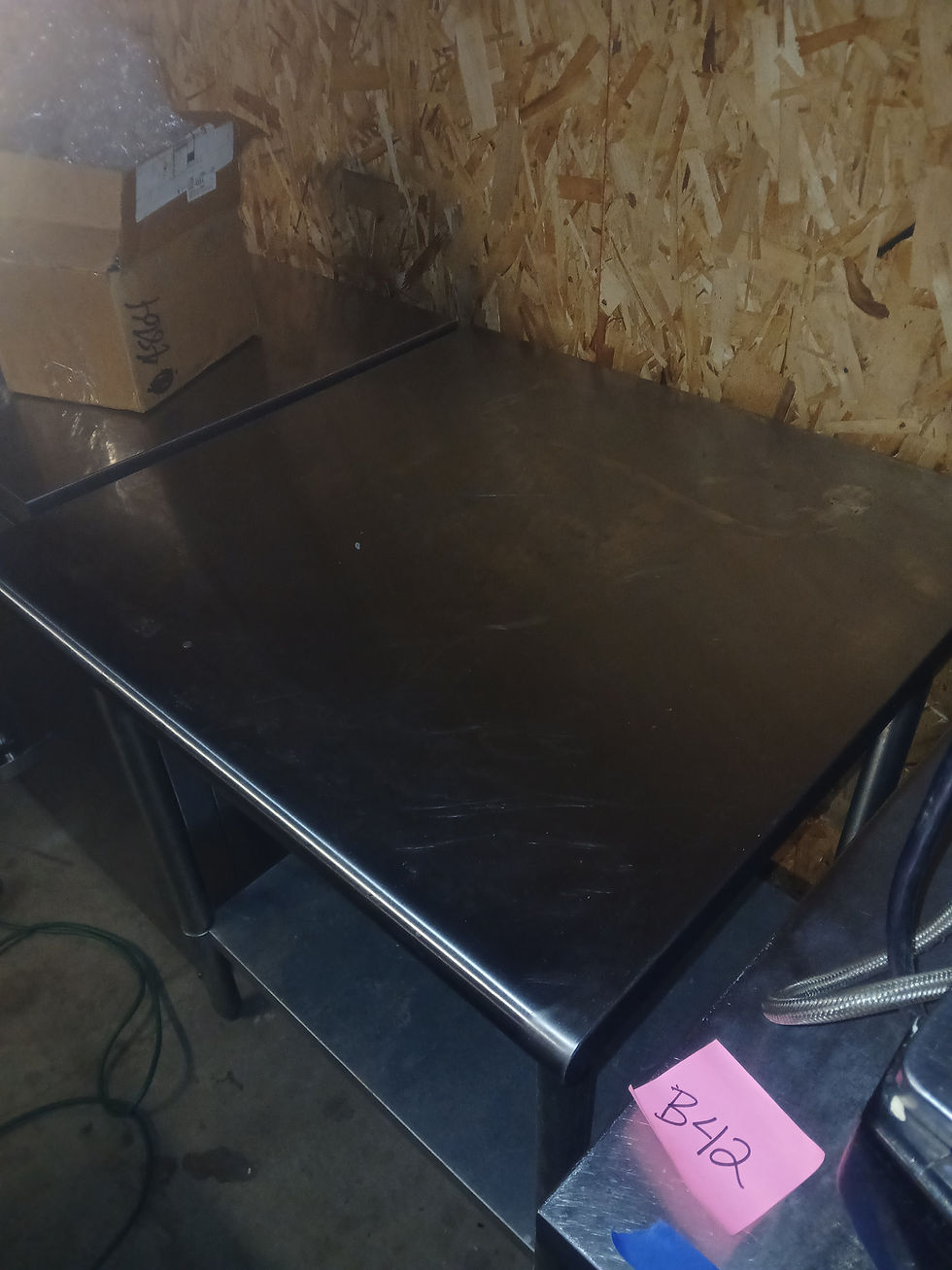 Thumbnail: STAINLESS STEEL TABLE