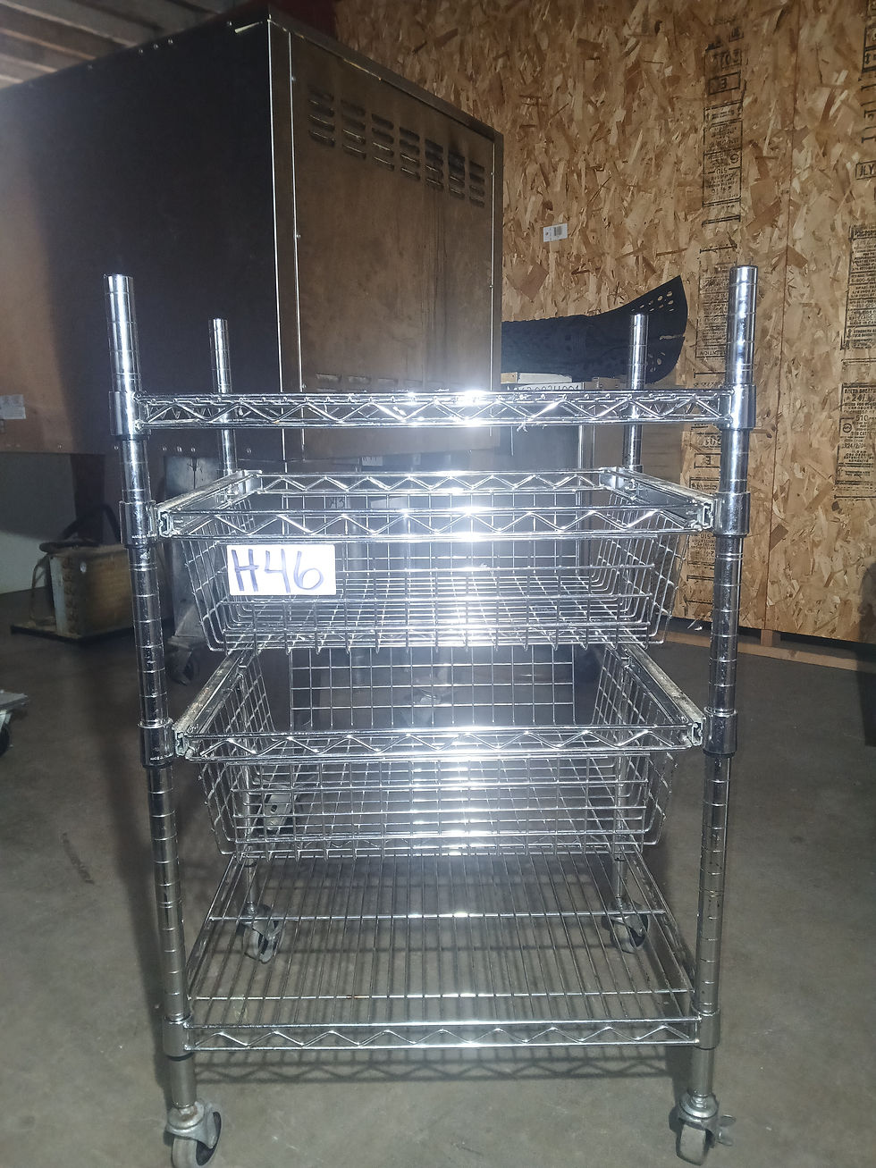 METRO RACK CART 2 DRAWERS 2 SHELVES