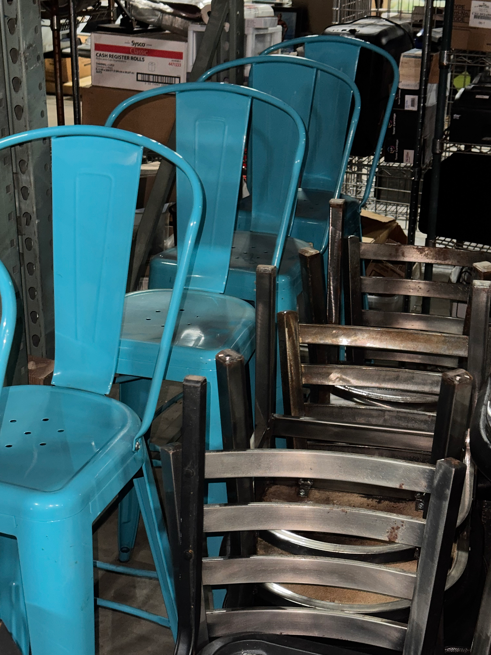 Thumbnail: Tall Outdoor Bar Chairs