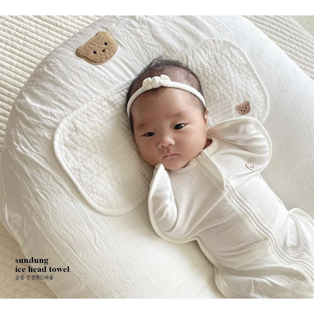 熊仔🐻♥冰絲涼感枕巾