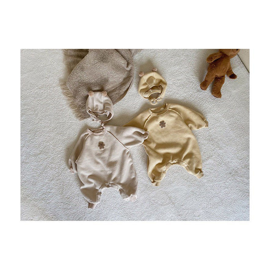 縮圖：【純棉毛圈料】毛巾繡熊仔🐻✨純棉夾衣+帽仔