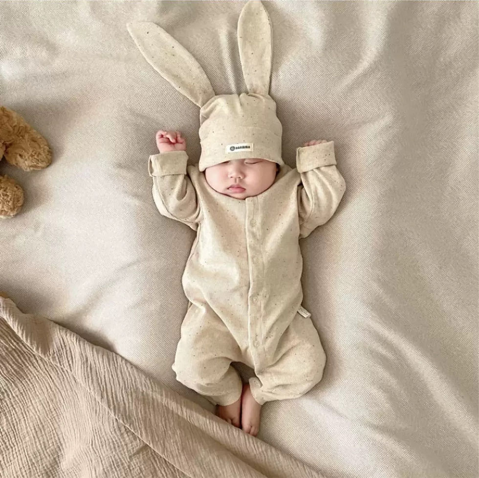 縮圖：兔仔🐰♥長袖夾衣+帽仔