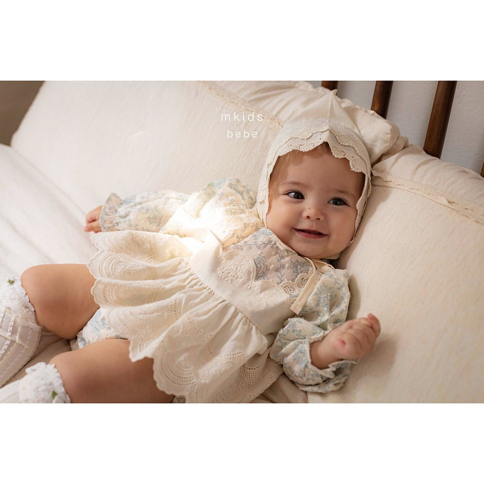 縮圖：碎花♥假兩件長袖夾衣