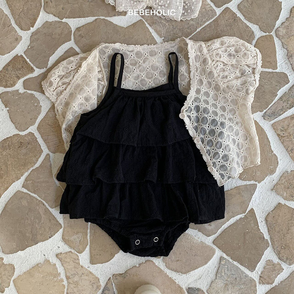 Thumbnail: 刺繡Lace♥小背心蛋糕夾衣裙