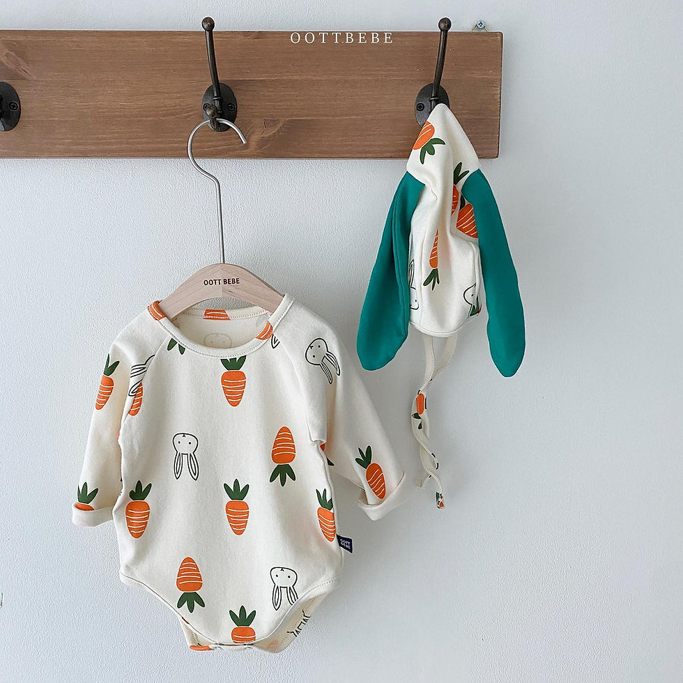 縮圖：兔仔🐰🥕純棉夾衣+帽仔