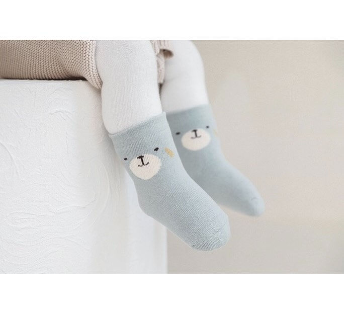 縮圖：$185/3對 卡通♥ 加厚毛圈料中筒襪