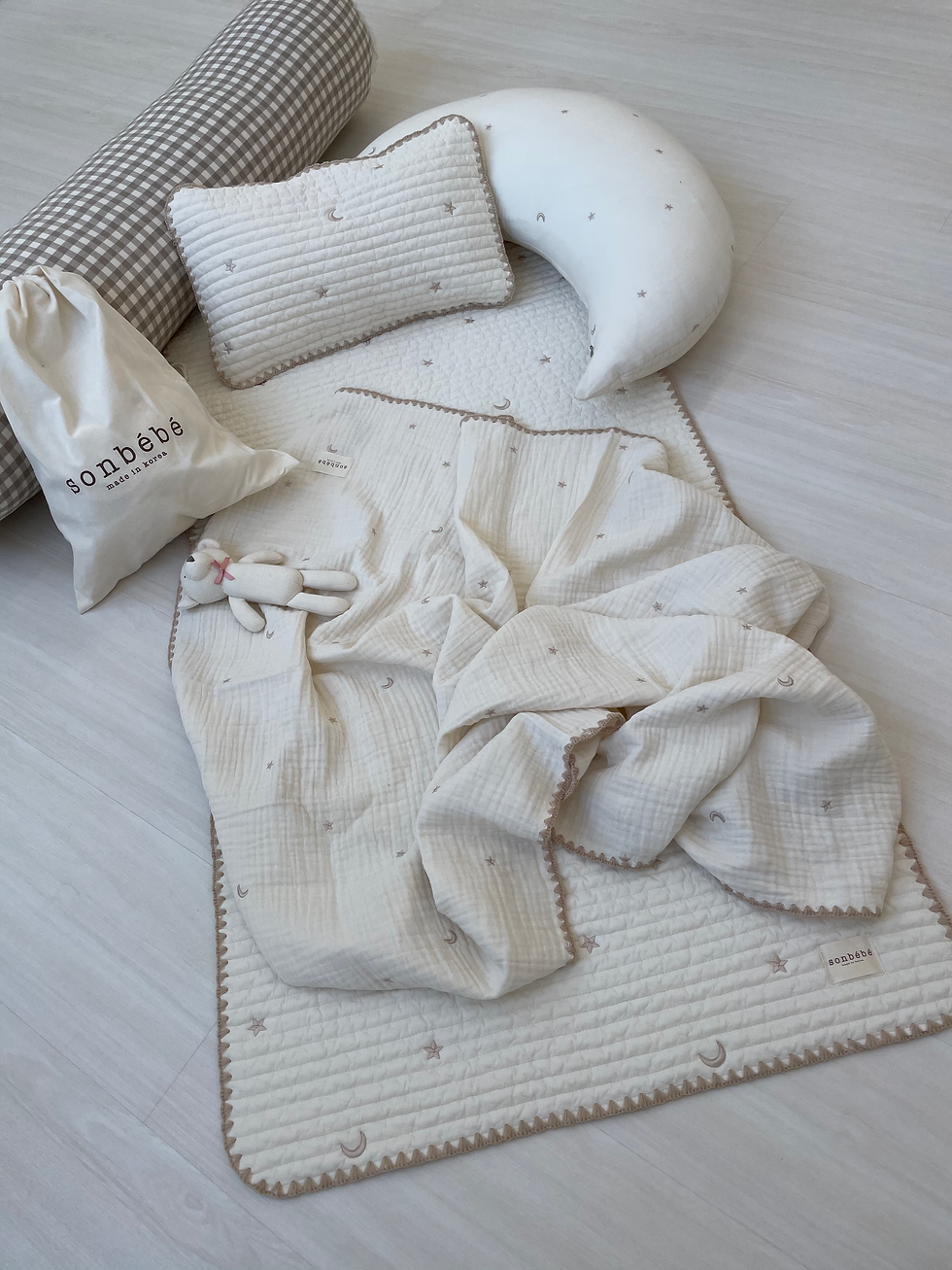 縮圖：星星月亮🌙✨三層棉紗被仔