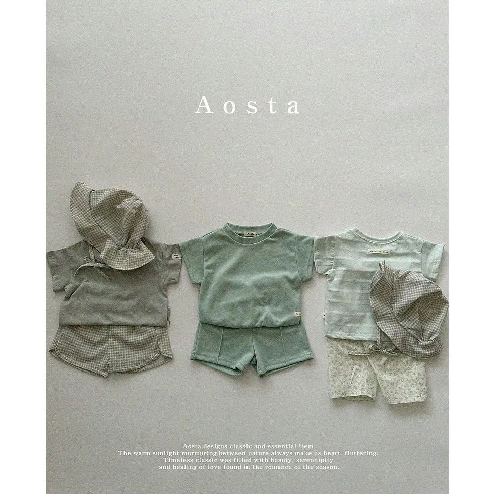 縮圖：淨色♥純棉薄款短袖衫