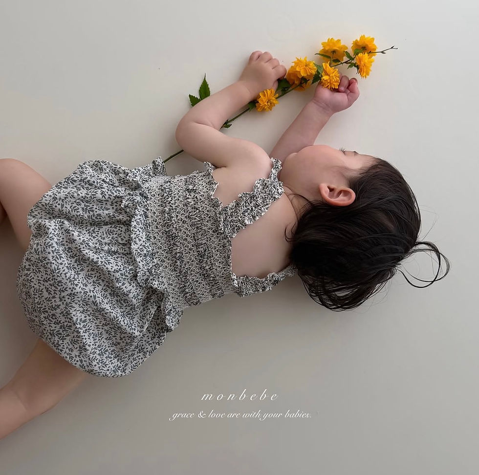 縮圖：【親子款】碎花♥小背心夾衣