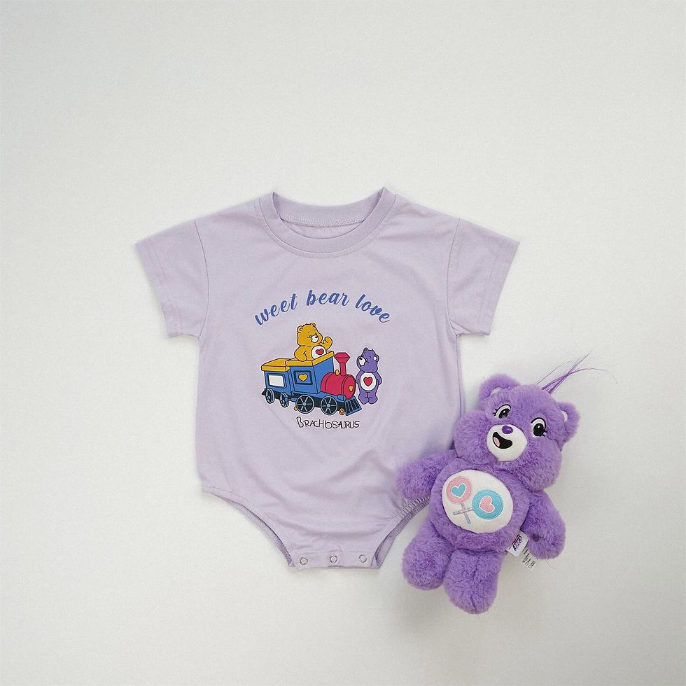 縮圖：Care Bears♥純棉短袖夾衣