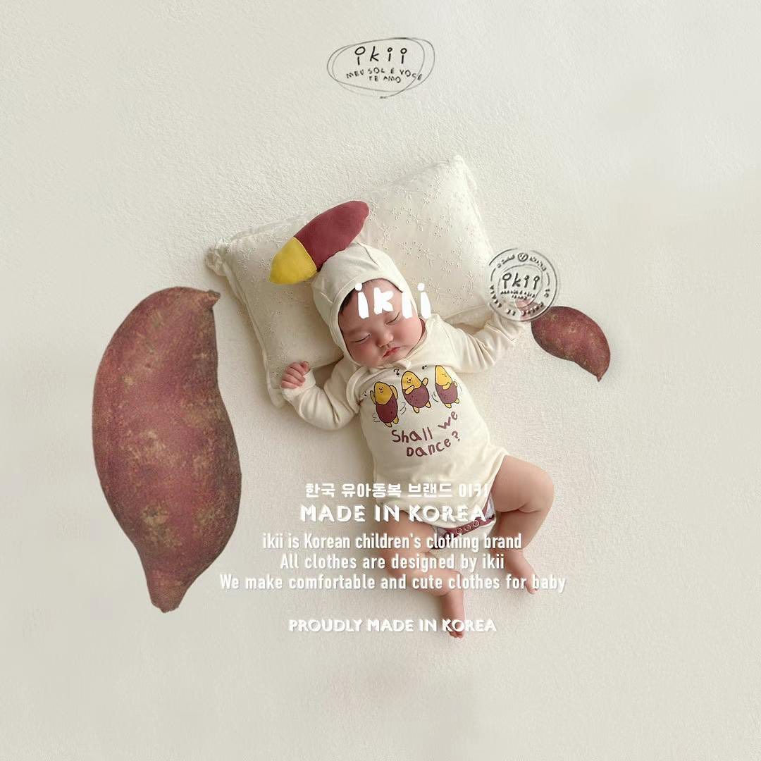 Sweet Potato๐ ้ท่ขๅคพ่กฃ+ๅธฝไป