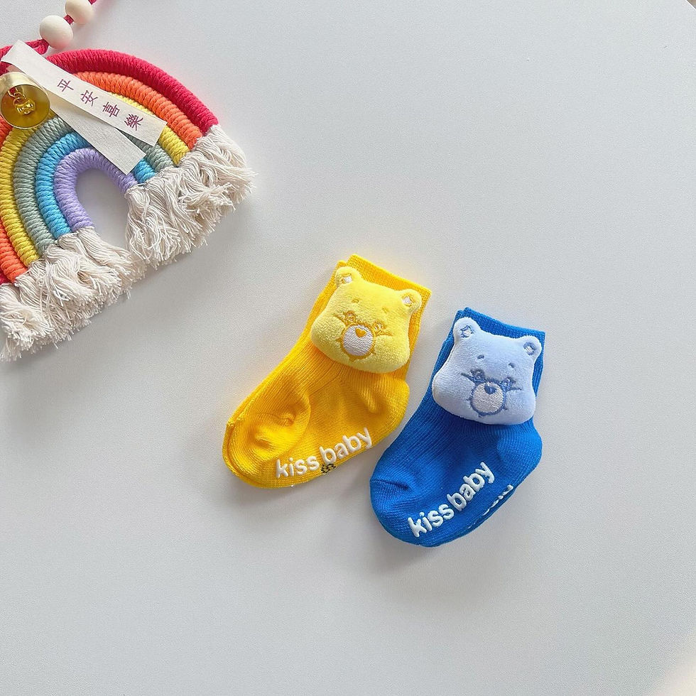 縮圖：$125/2對 Care Bears ♥立體短襪
