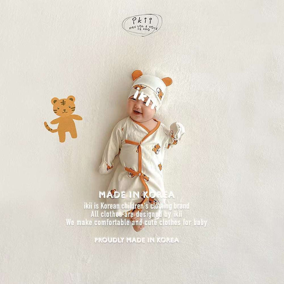 縮圖：Little Tiger❤️Newborn Baby Romper+Hat