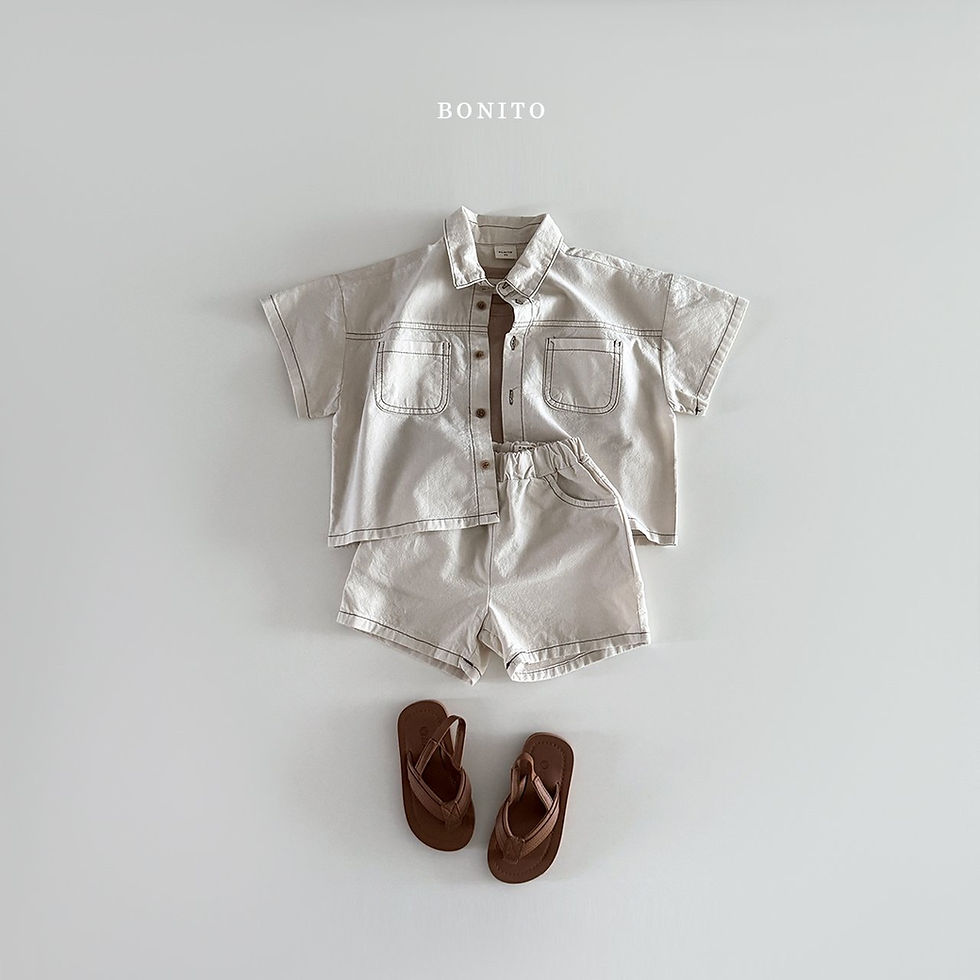 縮圖：休閒款♥薄款短袖衫+短褲