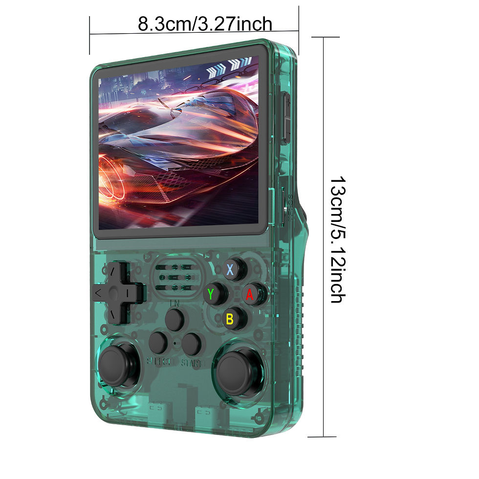 Thumbnail: GAMINJA R36 Handheld Game Console 3.5Inch IPS 640x480 Screen Built in 64GB Memor